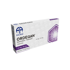 ORDEGAN 10 CAPS 25/10 MG