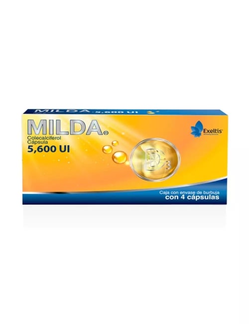 MILDA 5600 UI 4 CAPS