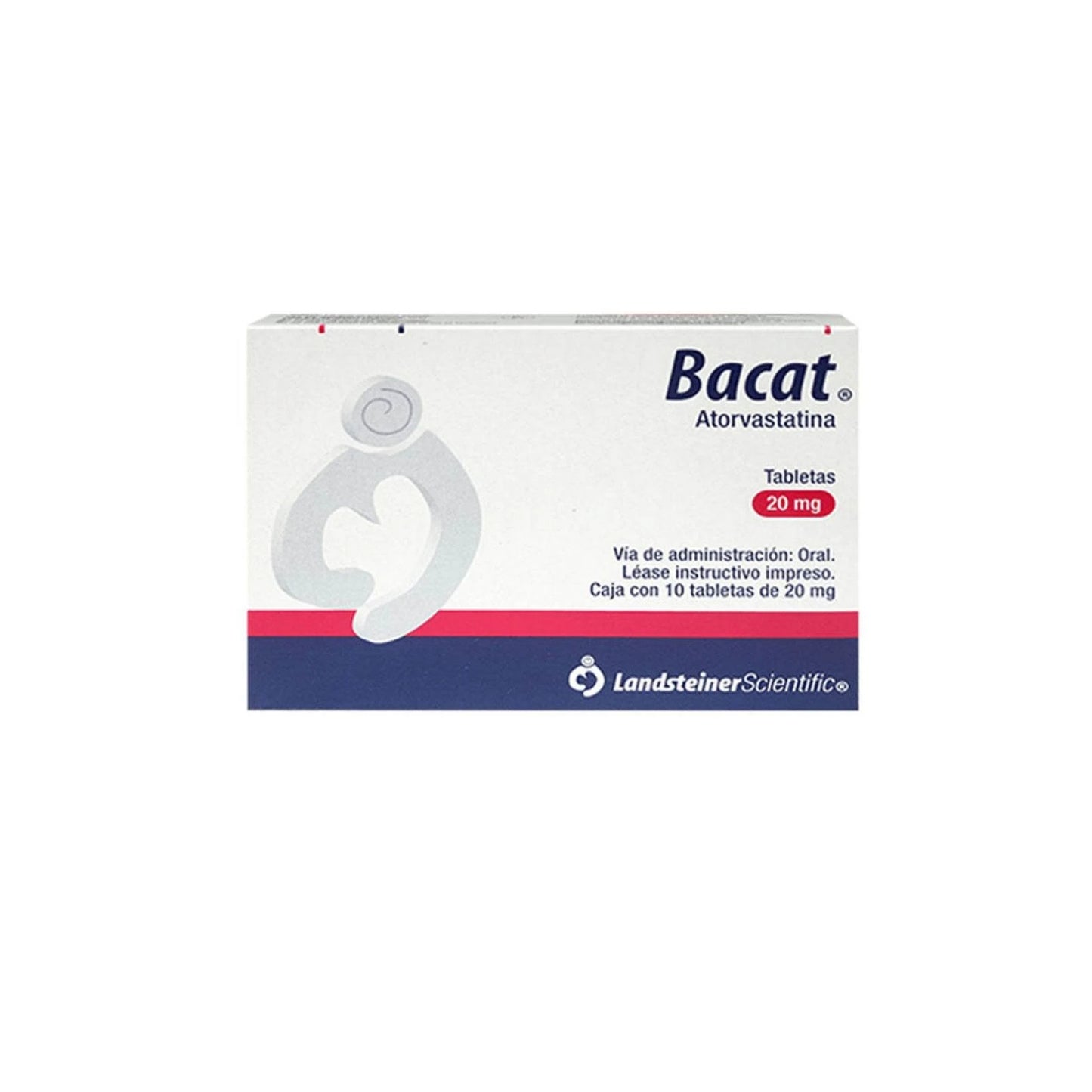 ATORVASTATINA (BACAT) TAB. 20 MG. CAJA C/10