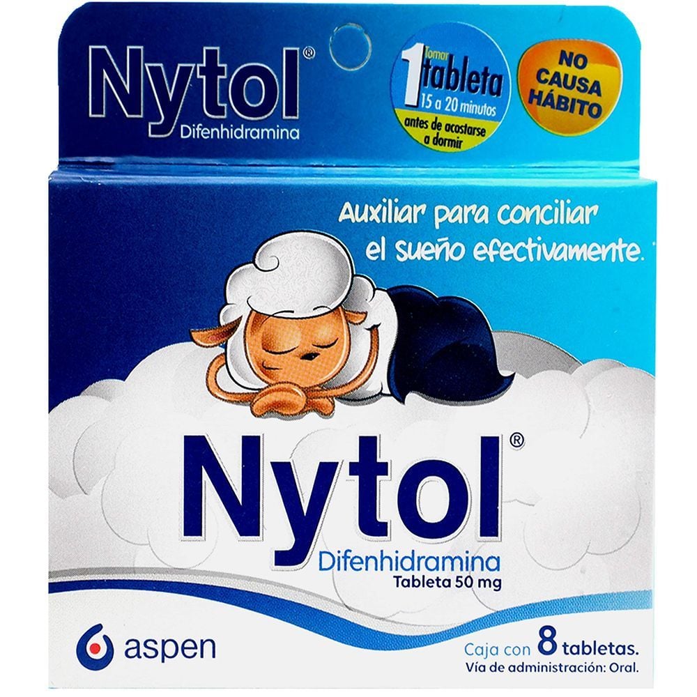 NYTOL 50 MG 8 TAB