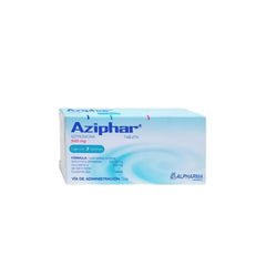 AZIPHAR AZITROMICINA 3TAB 500MG