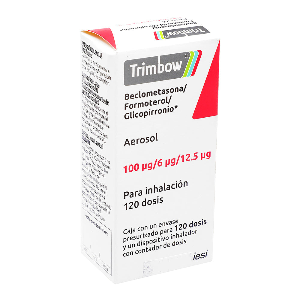 TRIMBOW 100/6/12.5 INH AER 120DOS