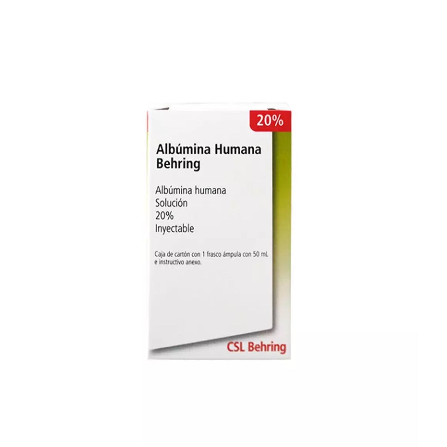 ALBUNATE IV INY 20% FAM C/50ML