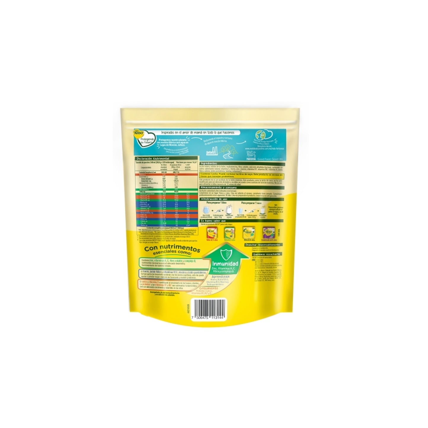NIDO FORTICRECE EDAD ESCOL 480G