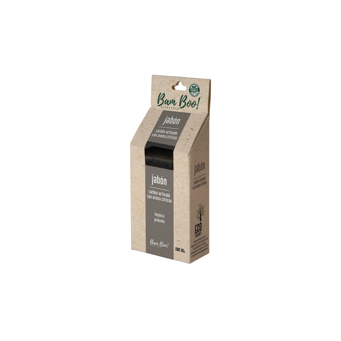 JABON BAM BOO CARBON AROMA CITRICOS 80G