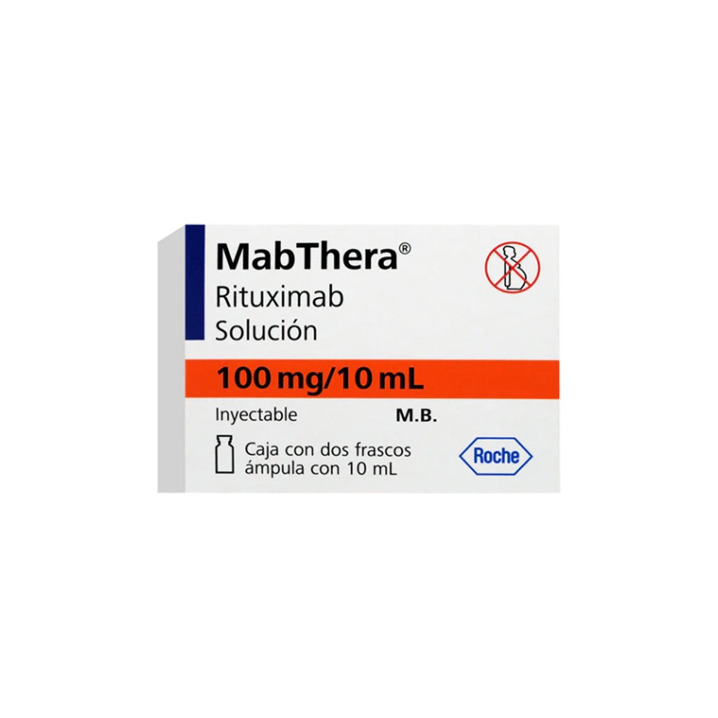 MABTHERA 100 MG/10 ML CAJA 2 FRASCOS SOLUCIÓN