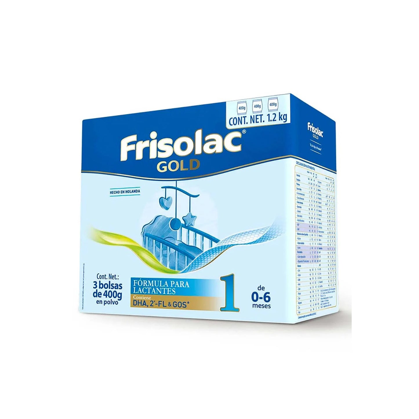 FRISOLAC GOLD 1 CJA C/3 BSA 400G