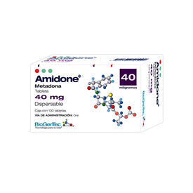 AMIDONE 40 mg Caja 100 tabletas dispersables
