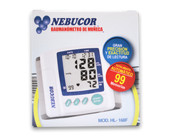 Baumanómetro digital NEBUCOR medición en Muñeca HL-168F (1 pza)
