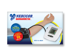 Baumanómetro digital NEBUCOR medición en Brazo HL-888JA (1pza)