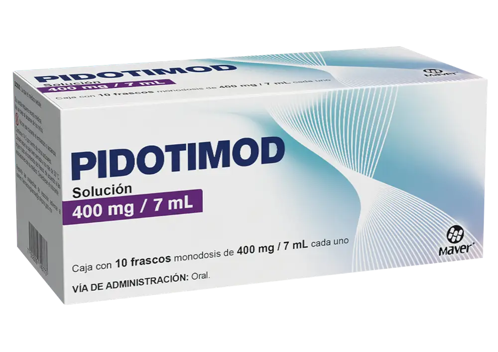 PIDOTIMOD 10 SOL 400MG/7 ML