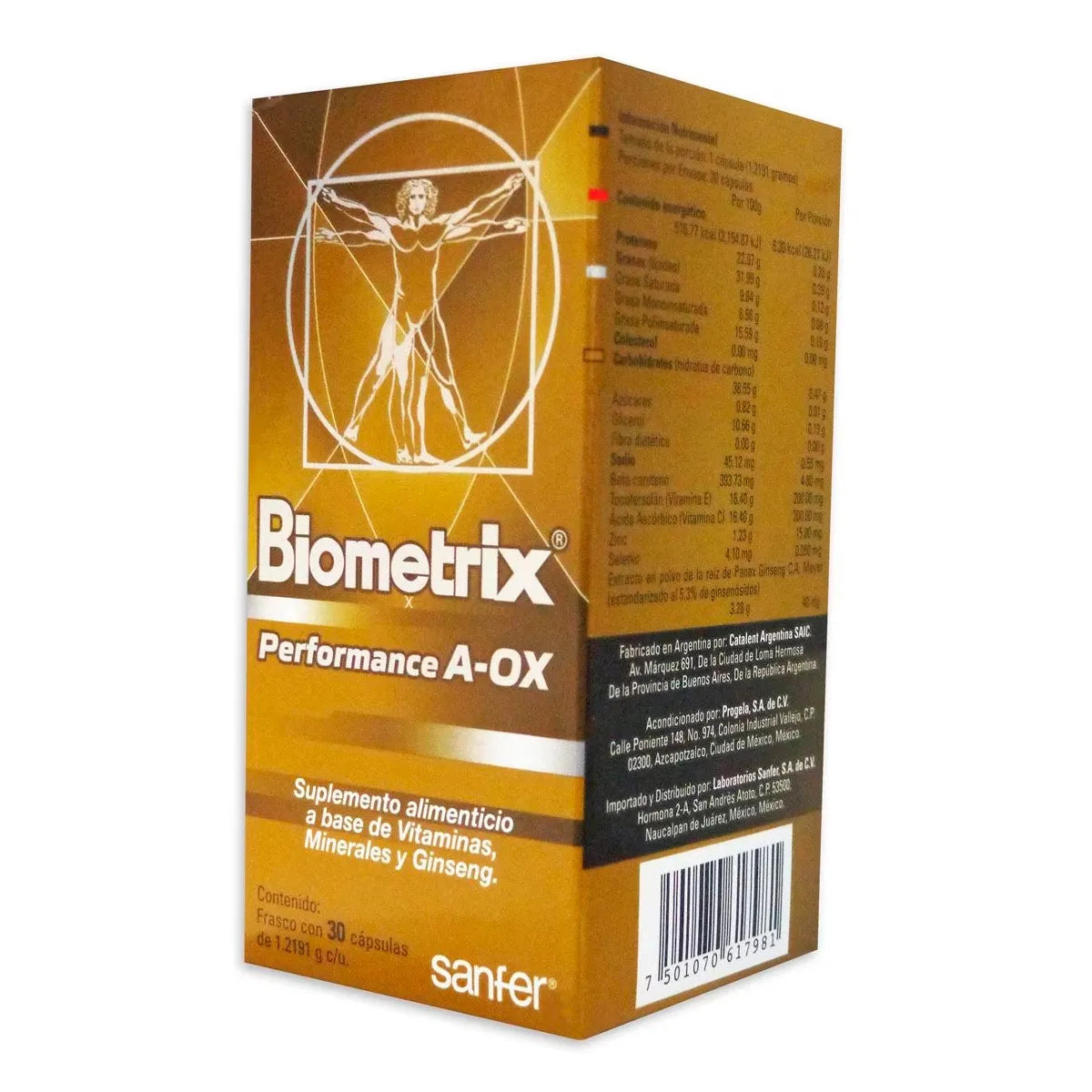 BIOMETRIX PERF A-0X S ALIM 30CAPSN