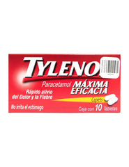 TYLENOL CAPLETS 500MG TAB C10