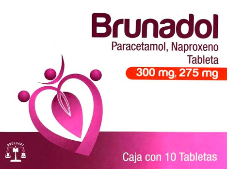 BRUNADOL TAB. 300/275 MG. CAJA C/10