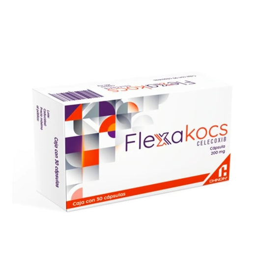 FLEXAKOCS 30 CAPSULAS 200 MG