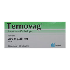 TERNOVAG 100 TAB 250/25 MG