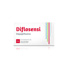 Dapagliflozina Diflosensi 10 mg Caja 28 Tabletas