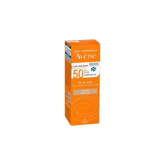 AVENE PROT SOL FLUID C/COLOR 50ML