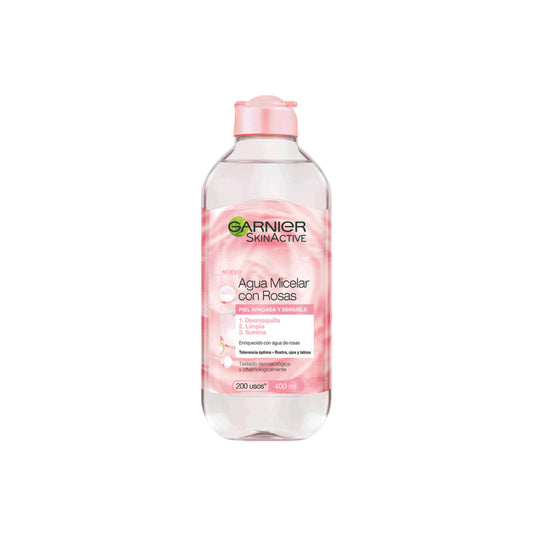 AGUA MIC GARNIER DE ROSAS 400 ML