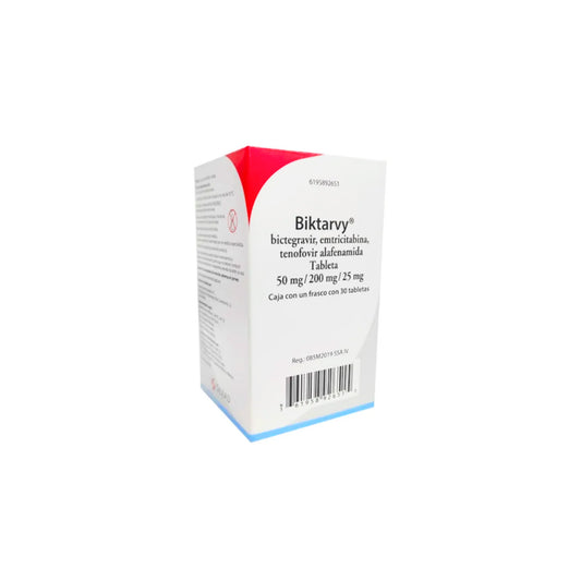 BIKTARVY 50 / 200 / 25 mg TAB CAJ C/30