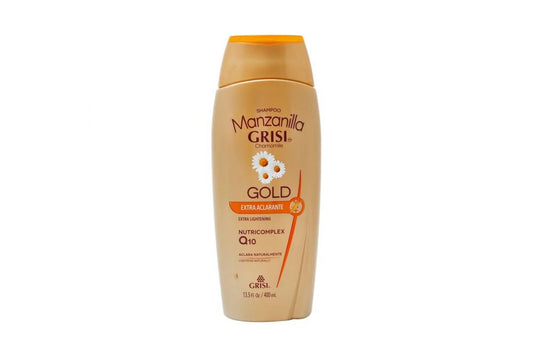 Manzanilla Grisi Gold Extra Shampoo Aclarante Env. C/400 Ml. Agua- Camomilla Recutita Extracto De