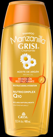 MANZANILLA GRISI SHAMPOO AGUA DE COCO Q-10 ENV. C400 ML