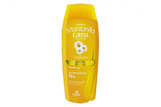 Shampoo Manzanilla Grisi Brillo Luminoso Env. C/400 Ml. Agua- Lauret- Sulfato De Sodio-Camomilla