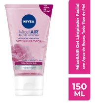 GEL NIVEA FACIAL LIMP ROSAS 150ML
