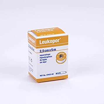 LEUKOPOR BLANCO 2 5CM X 5M