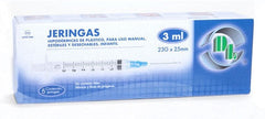 JERINGA PED. AZUL 100 JERS 23X25MM/3 ML