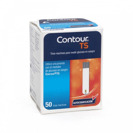 CONTOUR TS TIRAS REACTIVAS - PZA 50