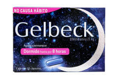 GELBECK 25 MG CAPS 10