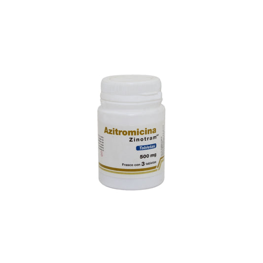 AZITROMICINA TAB 500 MG C/3 (ZINOTRAM)