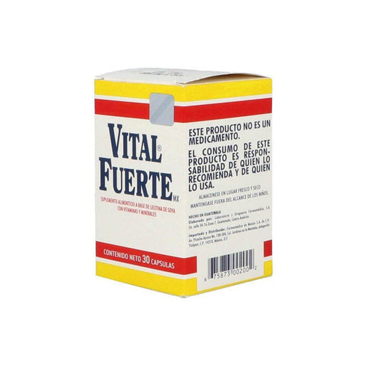 VITAL FUERTE MX SUP ALIM 30CAPS