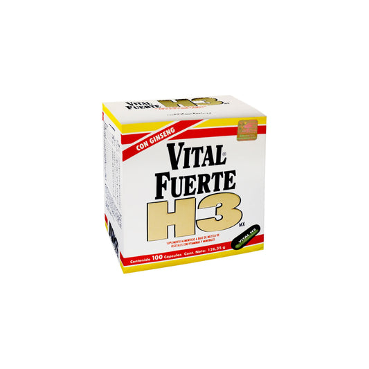 VITAL FUERTE H3MX SUP ALIM 100 CAPS