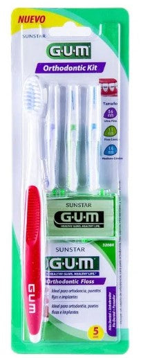 KIT DE ORTODONCIA GUM 6PZAS