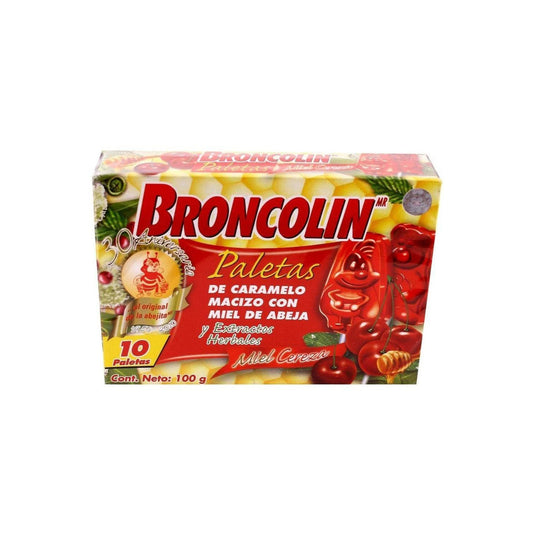 BRONCOLIN PALETAS CEREZA C10