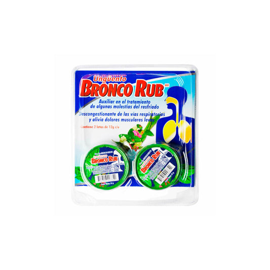 BRONCO RUB 12 G C/2 PZ UNG