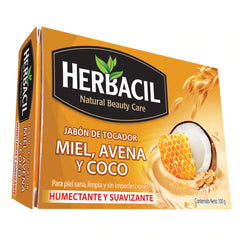 HERBACIL MIEL AVENA Y COCO - BAR 100G