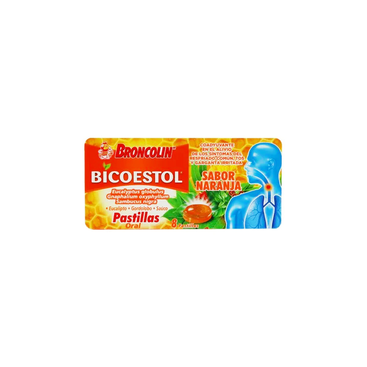 BICOESTOL NARANJA 1 PAQ C/12 PZA 20 G