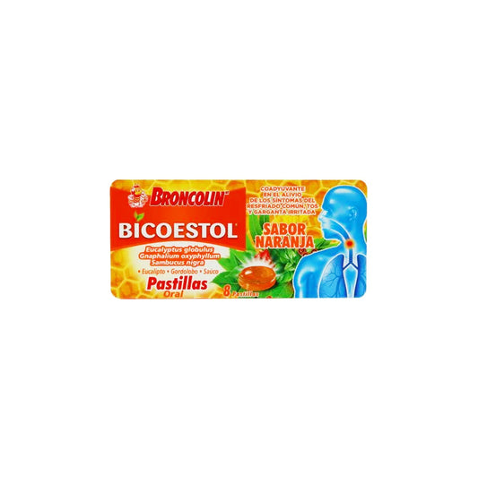 BICOESTOL NARANJA 1 PAQ C/12 PZA 20 G