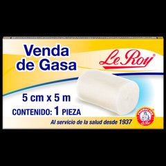 VENDA DE GASA LE ROY 5CMX5M