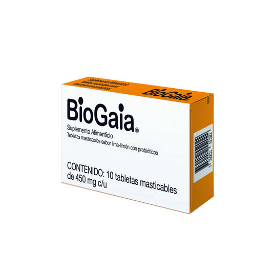 BIOGAIA 450MG TAB MASTIC C10