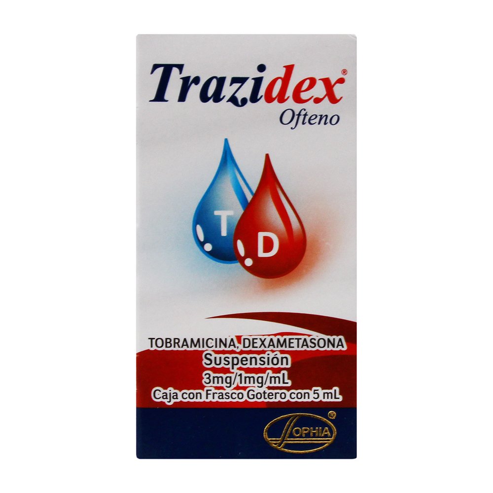 TRAZIDEX OFTENO3/1MG SUSP5ML
