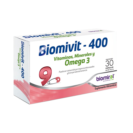 BIOMIVIT-400 CAP CAJA C30