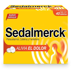 SEDALMERCK 500/50/5 MG 40 TAB