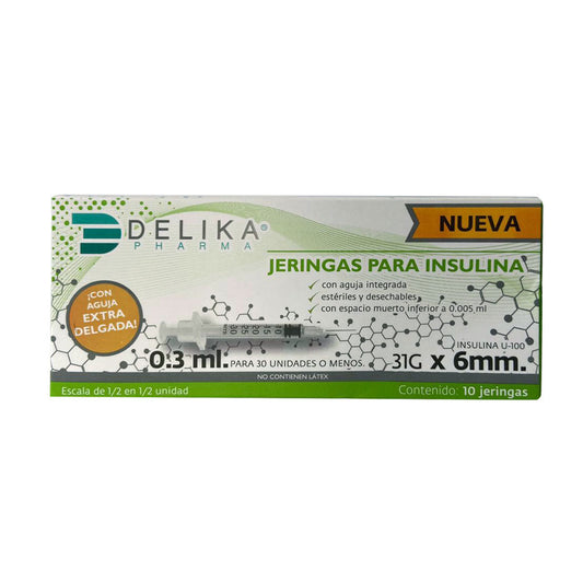 DELIKAJERINGINSUL0.3ML31GX6MM-10