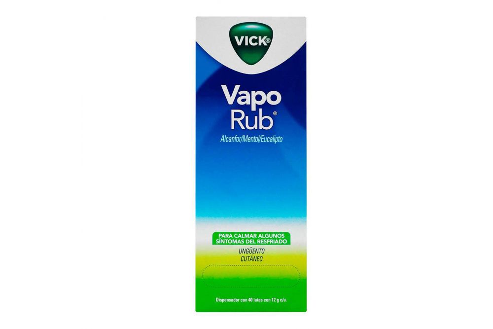 VICK VAPORUB C/40 LAT -  12G