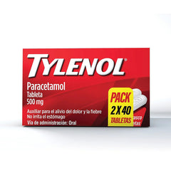 TYLENOL 500 MG FCO 40 TAB 2PACK