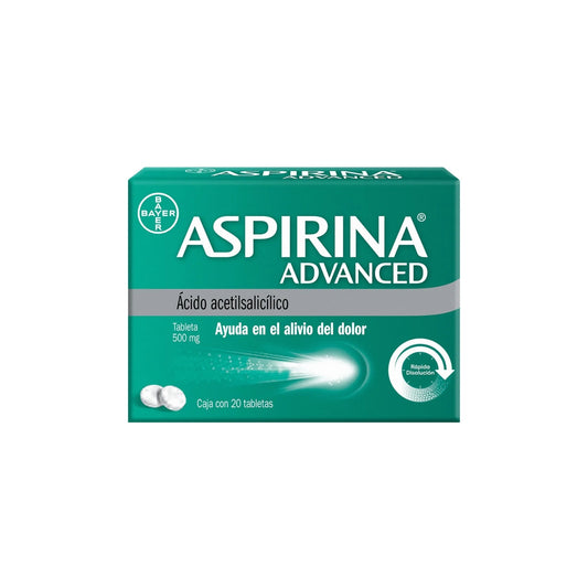 ASPIRINA ADVANCE 500 MG 20 TAB